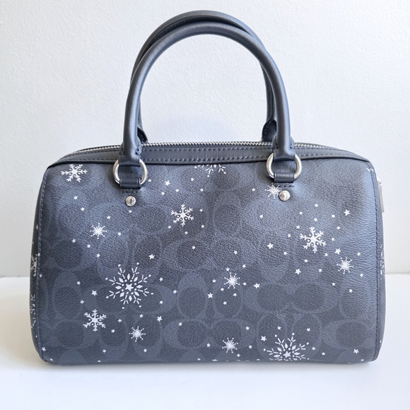 Coach Snowflake Rowan Satchel - Picture 4 of 15